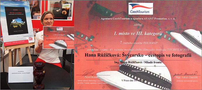 ŠVÝCARSKO - CESTOPIS VE FOTOGRAFII vyhrál TOURMAP 2010