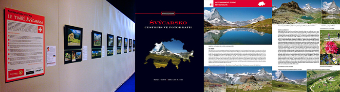 Výstava a kniha ŠVÝCARSKO - CESTOPIS VE FOTOGRAFII